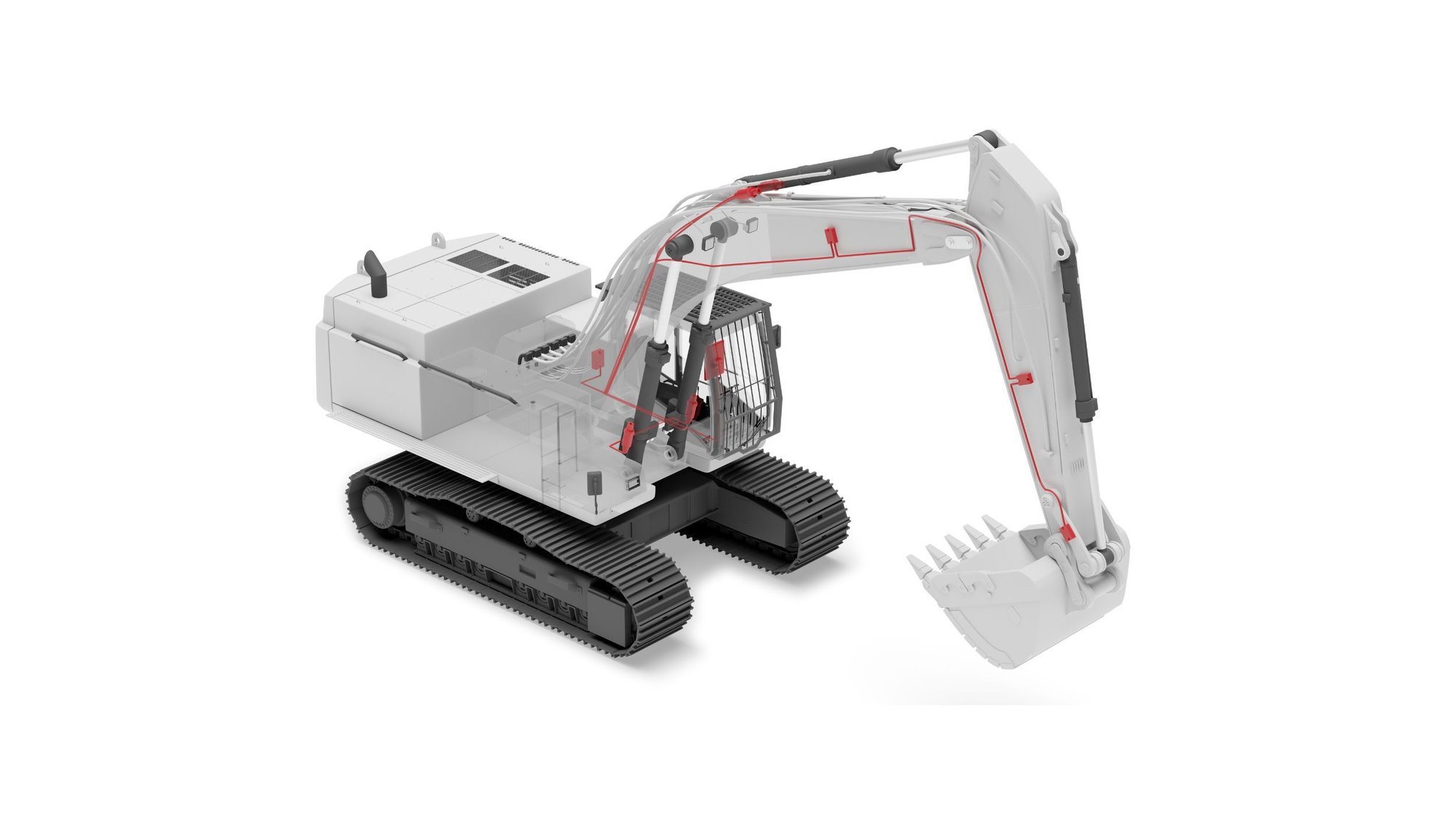 3D_Hydraulische Baggerwaage